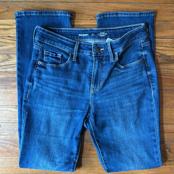 Old Navy High Rise Kicker Boot Cut Jeans size 4P - Picture 4 of 6
